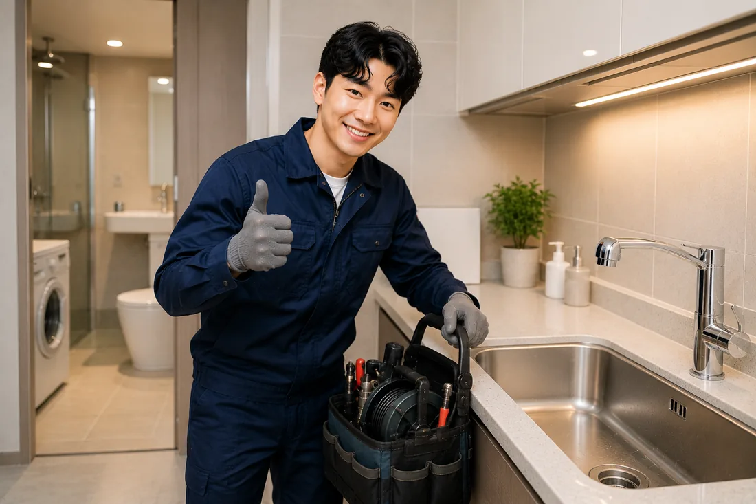 이동읍 배관막힘 마무리점검